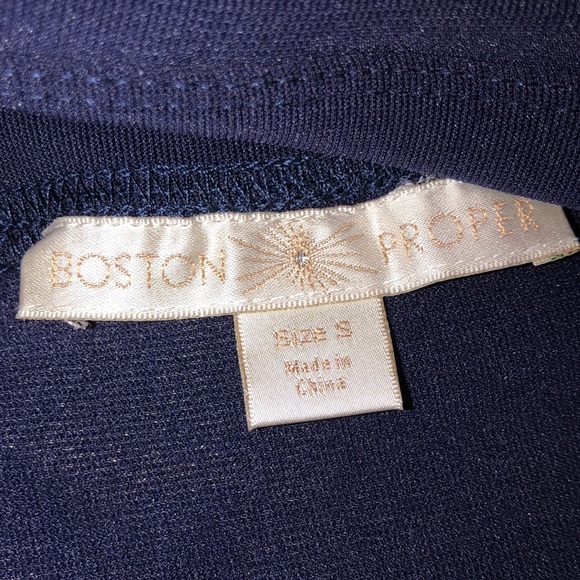 Boston Proper maxi skirt navy blue size small - Picture 4 of 6